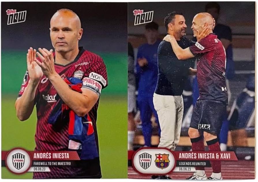 10シリ】Topps Now イニエスタシャビ